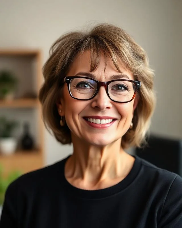 Person smiling with confidence